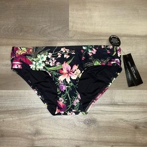 NWT Carmen Marc Valvo Floral Bikini Bottoms